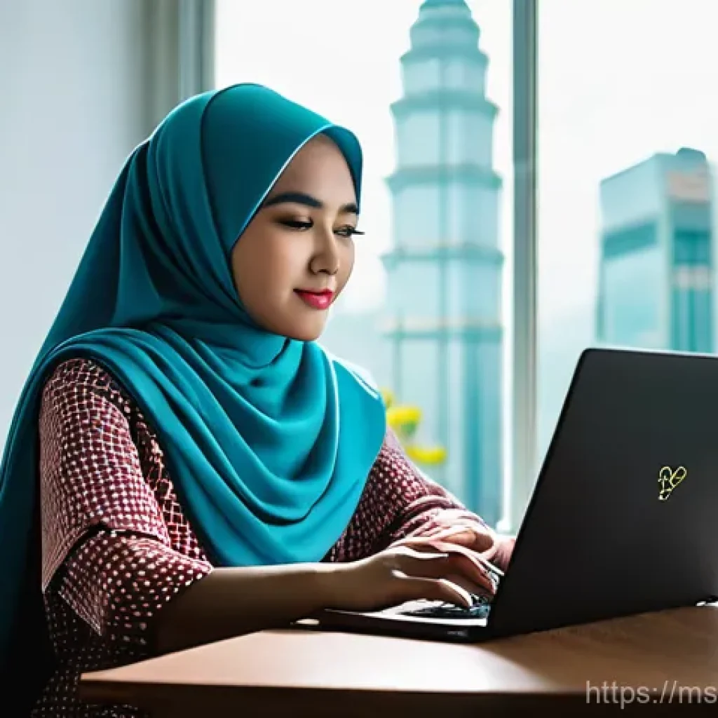 편집 및 개선 프로세스의 연속성 확보 - **Prompt:** A young Malaysian woman, perhaps wearing a stylish hijab and contemporary modest clothin...